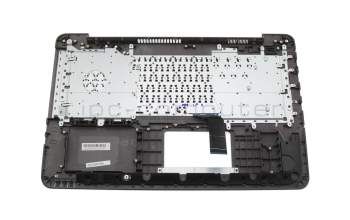 Keyboard incl. topcase DE (german) black/black original suitable for Asus F756UB