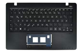 Keyboard incl. topcase DE (german) black/black original suitable for Asus R202CA