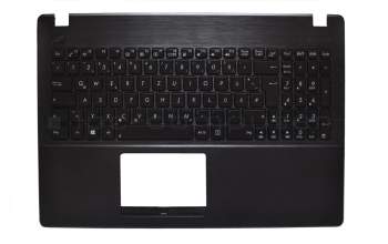 Keyboard incl. topcase DE (german) black/black original suitable for Asus R512MAV
