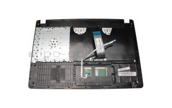 Keyboard incl. topcase DE (german) black/black original suitable for Asus X451M