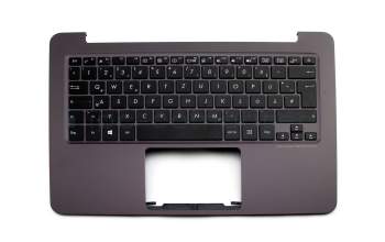 Keyboard incl. topcase DE (german) black/black original suitable for Asus ZenBook UX305LA