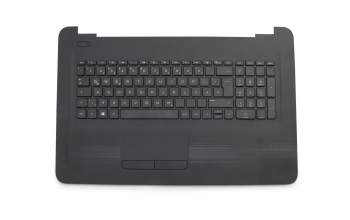 Keyboard incl. topcase DE (german) black/black original suitable for HP 17-x100