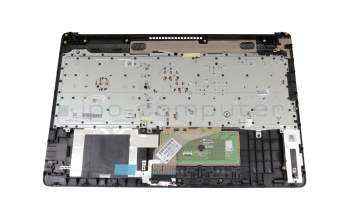 Keyboard incl. topcase DE (german) black/black original suitable for HP 250 G7