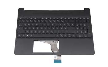 Keyboard incl. topcase DE (german) black/black original suitable for HP Envy 17-ch0000