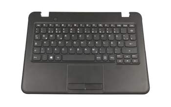 Keyboard incl. topcase DE (german) black/black original suitable for Lenovo 100e Winbook (81CY)