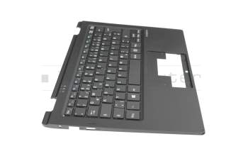 Keyboard incl. topcase DE (german) black/black original suitable for Medion Akoya E2217T