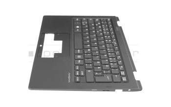 Keyboard incl. topcase DE (german) black/black original suitable for Medion Akoya E2225T (NT16H)