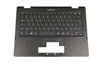 Keyboard incl. topcase DE (german) black/black original suitable for Medion Akoya E2292 (YS11G)