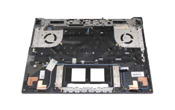 Keyboard incl. topcase DE (german) black/black/transparent/grey with backlight original suitable for Asus ROG Strix SCAR 15 G533QS