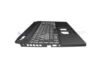 Keyboard incl. topcase DE (german) black/black with backlight (4060/4070) original suitable for Acer Nitro 5 (AN515-58)