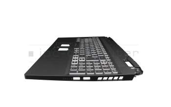 Keyboard incl. topcase DE (german) black/black with backlight (4060/4070) original suitable for Acer Nitro 5 (AN515-58)