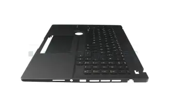 Keyboard incl. topcase DE (german) black/black with backlight (ASUS Dial) original suitable for Asus ProArt StudioBook Pro 16 OLED W7600H5A