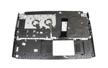 Keyboard incl. topcase DE (german) black/black with backlight (GTX 1050/1650) original suitable for Acer Nitro 5 (AN517-51)