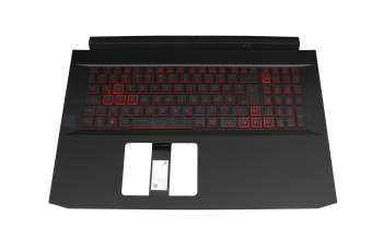 Keyboard incl. topcase DE (german) black/black with backlight (GTX 1650) original suitable for Acer Nitro 5 (AN517-52)