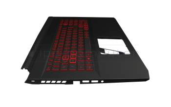 Keyboard incl. topcase DE (german) black/black with backlight (GTX 1650) original suitable for Acer Nitro 5 (AN517-52)