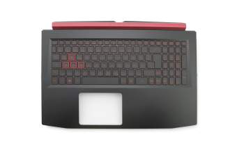 Keyboard incl. topcase DE (german) black/black with backlight (Nvidia 1050) original suitable for Acer Nitro 5 (AN515-52)