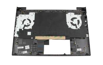 Keyboard incl. topcase DE (german) black/black with backlight (RTX graphics card) original suitable for HP Victus 16-e0000