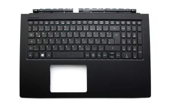 Keyboard incl. topcase DE (german) black/black with backlight original suitable for Acer Aspire V 15 Nitro (VN7-572T)