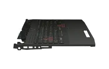 Keyboard incl. topcase DE (german) black/black with backlight original suitable for Acer Predator 15 (G9-591)