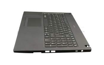 Keyboard incl. topcase DE (german) black/black with backlight original suitable for Acer TravelMate P2 (P2510-G2-M)