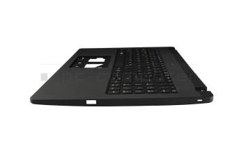 Keyboard incl. topcase DE (german) black/black with backlight original suitable for Acer TravelMate P2 (TMP215-53)