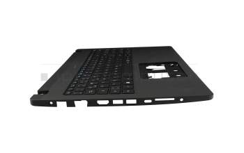 Keyboard incl. topcase DE (german) black/black with backlight original suitable for Acer TravelMate P2 (TMP215-53)