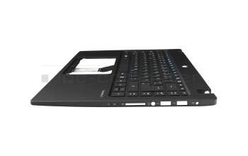 Keyboard incl. topcase DE (german) black/black with backlight original suitable for Acer TravelMate X3 (TMX3410-M)