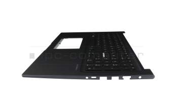 Keyboard incl. topcase DE (german) black/black with backlight original suitable for Asus F1704VA
