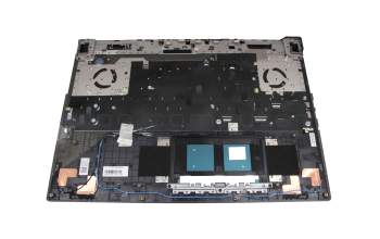 Keyboard incl. topcase DE (german) black/black with backlight original suitable for Asus G733QSA