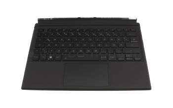 Keyboard incl. topcase DE (german) black/black with backlight original suitable for Asus GZ301VF