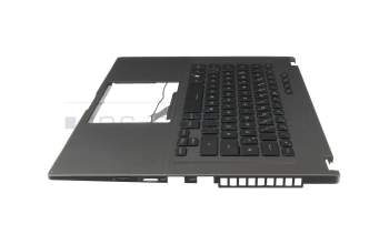 Keyboard incl. topcase DE (german) black/black with backlight original suitable for Asus ROG Flow X16 GV601RM