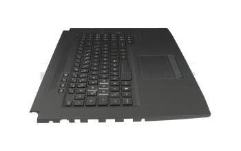 Keyboard incl. topcase DE (german) black/black with backlight original suitable for Asus ROG Strix SCAR GL703GS