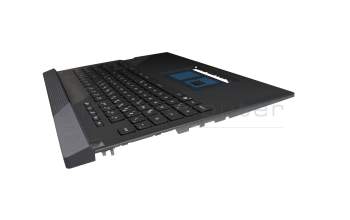Keyboard incl. topcase DE (german) black/black with backlight original suitable for Asus ROG Strix Scar 17 G733QSA