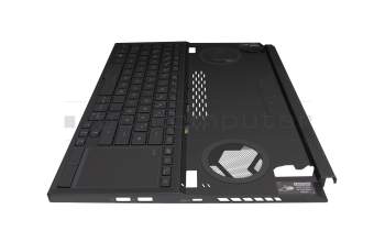 Keyboard incl. topcase DE (german) black/black with backlight original suitable for Asus ROG Zephyrus Duo 15 SE GX551QM