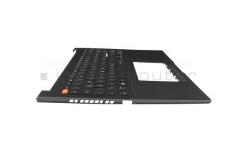 Keyboard incl. topcase DE (german) black/black with backlight original suitable for Asus S5602ZA