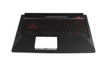 Keyboard incl. topcase DE (german) black/black with backlight original suitable for Asus TUF FX503VD