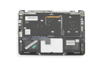 Keyboard incl. topcase DE (german) black/black with backlight original suitable for Asus ZenBook Flip UX360UAK