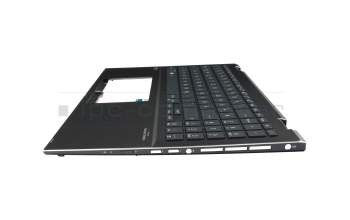 Keyboard incl. topcase DE (german) black/black with backlight original suitable for Asus ZenBook Pro 15 Flip UP6502ZA
