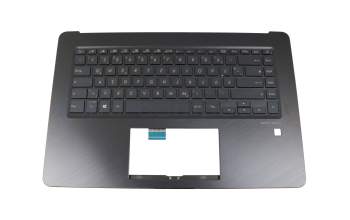 Keyboard incl. topcase DE (german) black/black with backlight original suitable for Asus ZenBook Pro 15 UX550GDX