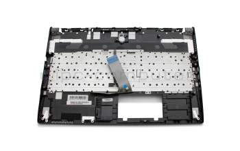 Keyboard incl. topcase DE (german) black/black with backlight original suitable for Exone go Workstation 1535