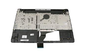 Keyboard incl. topcase DE (german) black/black with backlight original suitable for HP 15s-fq0000