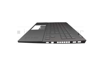 Keyboard incl. topcase DE (german) black/black with backlight original suitable for HP Omen 15-ek0000