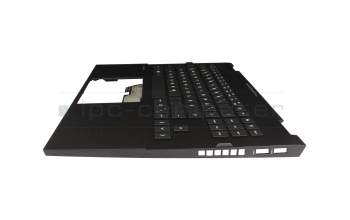 Keyboard incl. topcase DE (german) black/black with backlight original suitable for HP Omen 16-c0000