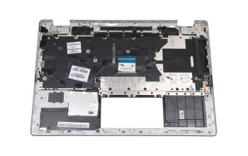 Keyboard incl. topcase DE (german) black/black with backlight original suitable for HP Pavilion x360 14-dh0000