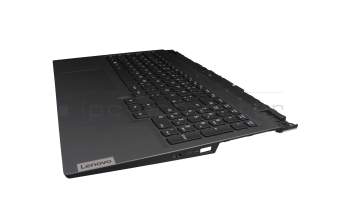 Keyboard incl. topcase DE (german) black/black with backlight original suitable for Lenovo Legion 5-15ACH6A (82NW)