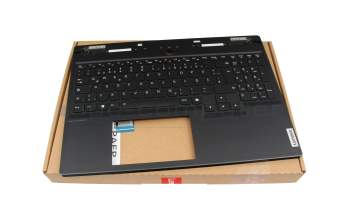 Keyboard incl. topcase DE (german) black/black with backlight original suitable for Lenovo Legion 7i 16IRX9 Gen 9 (83FD)