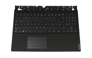 Keyboard incl. topcase DE (german) black/black with backlight original suitable for Lenovo Legion Y540-15IRH-PG0 (81SY)