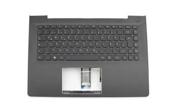 Keyboard incl. topcase DE (german) black/black with backlight original suitable for Lenovo U41-70 (80JV/80JT)