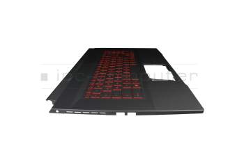 Keyboard incl. topcase DE (german) black/black with backlight original suitable for MSI GF76 Katana 11SC/11UC/11UCK (MS-17L2)