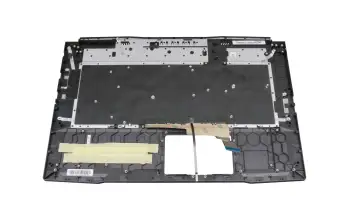 Keyboard incl. topcase DE (german) black/black with backlight original suitable for MSI GF76 Katana 11UD/11UDK (MS-17L2)